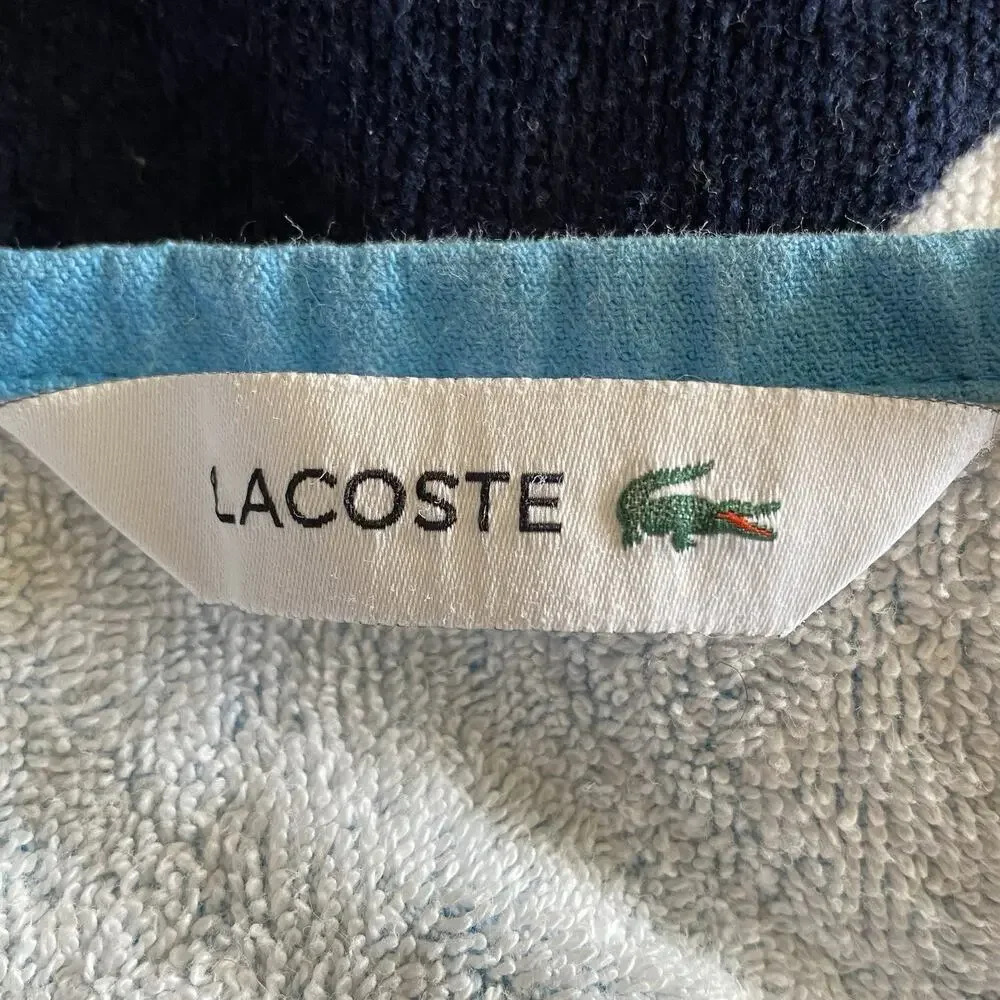 Lacoste 100% Cotton Beach Towel, 35.5